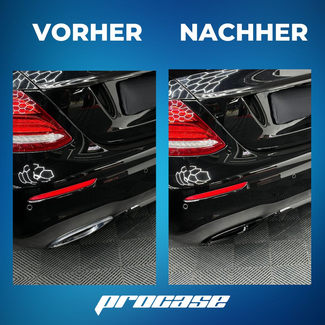 Procase Auspuffblenden Schwarz